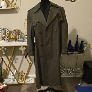 Men's Christian Dior Double-Breasted Trench Coat